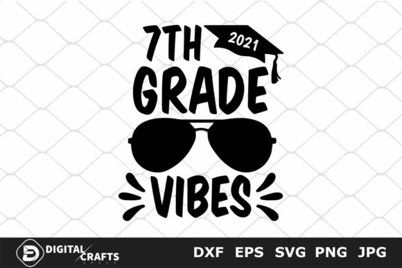 7th Grade Vibes, Back to School SVG