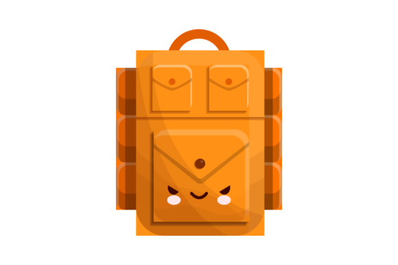 Back School Bag Camping Kawaii Svg Graphics