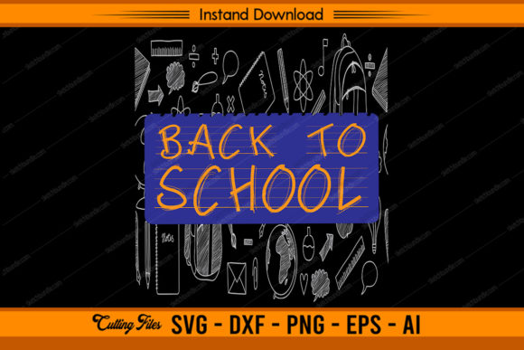 Back to School Funny Kids Design Graphics