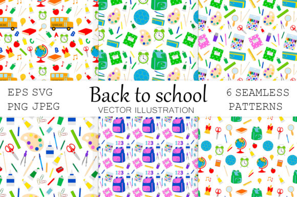 Back to School Pattern: Graphics and Patterns for Real Publishing