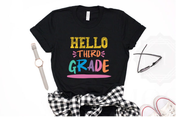 BACK to SCHOOL THIRD GRAD T-SHIRT DESIGN