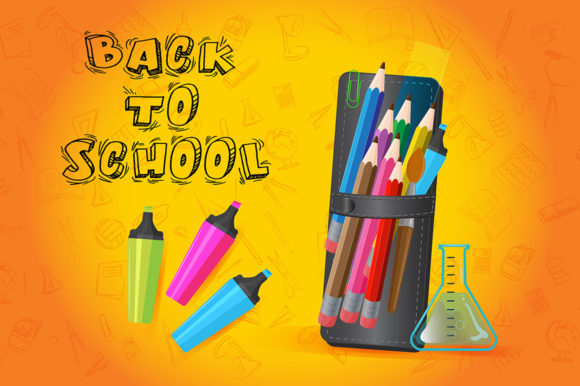 Colorful Pencil Crayons Vector Design for Branding and Marketing