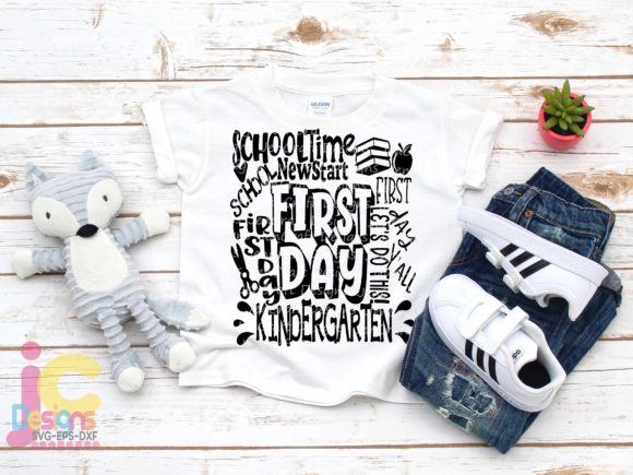First Day of Kindergarten: Graphics & Illustrations Review