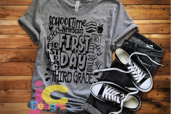 First Day of Third Grade Graphics and Illustrations Review