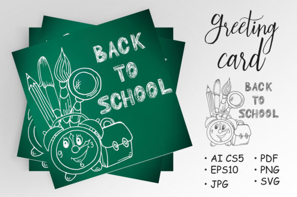 Green Board Chalk Doodle: Graphics & Illustrations Review