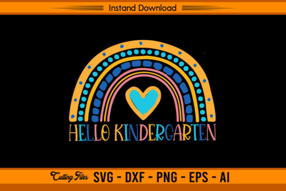Hello Kindergarten - Back to School Graphics
