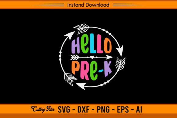 Hello Pre-K Funny Back to School Graphics