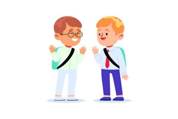 Kids Back to School Icons Graphics