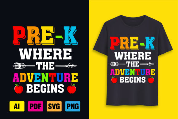 Pre-k T-Shirt Design - Back to School