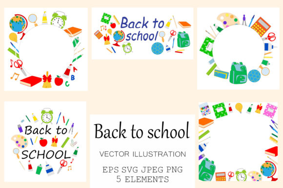 School Banner Graphics for Crafting & Handmade Products