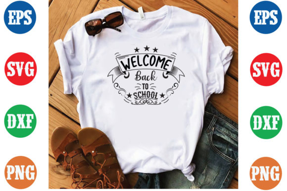 Welcome Back to School SVG Design